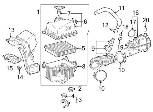 Filters GASKET, COMPRESSOR I Diagram for 1727625020