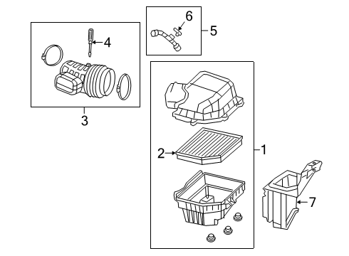2018 Jeep Grand Cherokee Filters BAFFLE-Air Diagram for 53010799AC