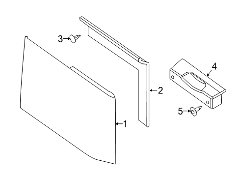 Interior Trim - Cab Insulator Diagram for 791727S200