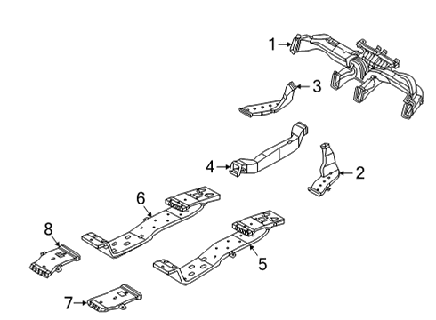Ducts Nut-Flange Diagram for 1337606007K