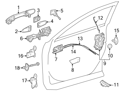 Front Door Window Switch Diagram for 848100R040