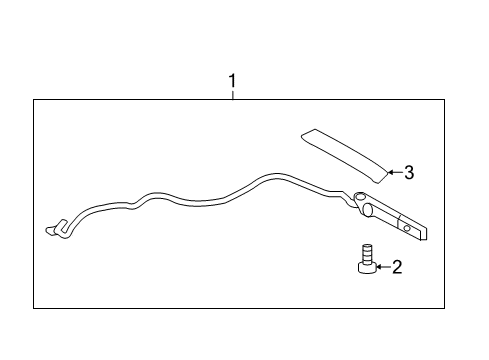 2013 Hyundai Sonata High Mount Lamps Lamp Assembly-High Mounted Stop Diagram for 927003S000HZ