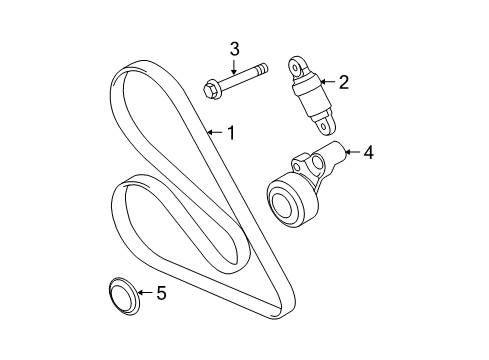 2010 BMW M3 Belts & Pulleys Hex Bolt With Washer Diagram for 11287839136
