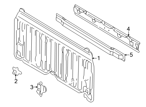 2001 Toyota Tundra Back Panel Diagram 2 - Thumbnail