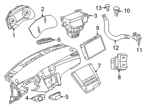 Switches Switch Assy-Combination Diagram for 255605NM0A