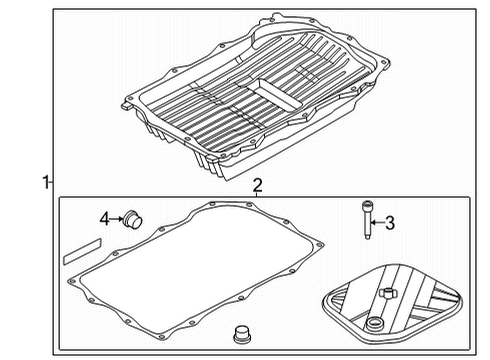 2021 BMW X5 Case & Related Parts Screw Plug With Gasket Ring Diagram for 24117552349