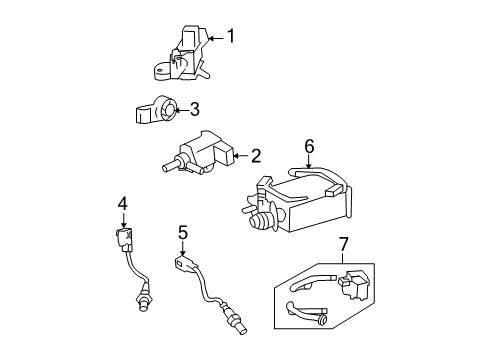 2012 Toyota Tundra Powertrain Control ECM Diagram for 896610CN50