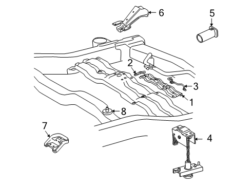 2011 Lexus LX570 Spare Tire Carrier Carrier Assembly, Spare Diagram for 5190060322
