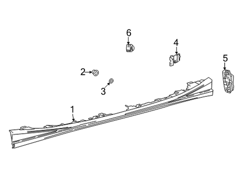 Backup Lamps Lens & Body, RR Lamp Diagram for 8158153190