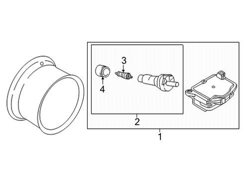 Tire Pressure Monitoring Sensor Unit-Tire Pressure Diagram for 407006RA0A