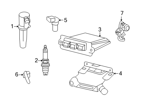 2011 Mercury Mariner Powertrain Control ECM Diagram for AL8Z12A650BLF