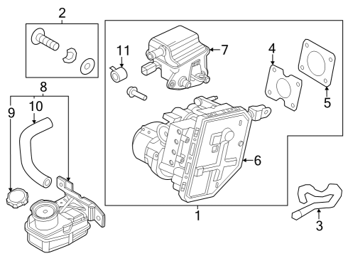 Hydraulic System SEAL Diagram for 59145GI000