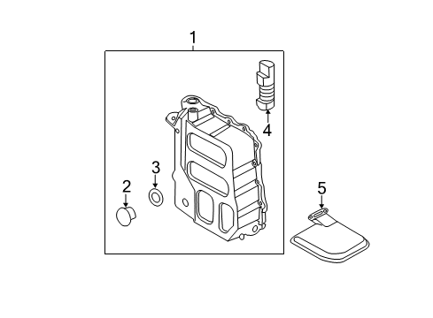 2012 Hyundai Sonata Transaxle Parts Plug-Magnet Diagram for 4532423000