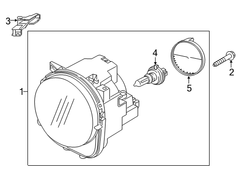 2017 Jeep Renegade Headlamps Headlamp Diagram for 68256570AA