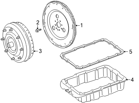 2007 Ford Five Hundred Automatic Transmission Pan Gasket Diagram for 5F9Z7A191AA