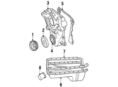 1994 Jeep Grand Cherokee Filters Filter-Fuel Diagram for 52005131