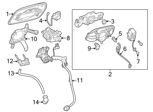 Quarter Panel & Components GROMMET, SLIDING ROO Diagram for 6366978010