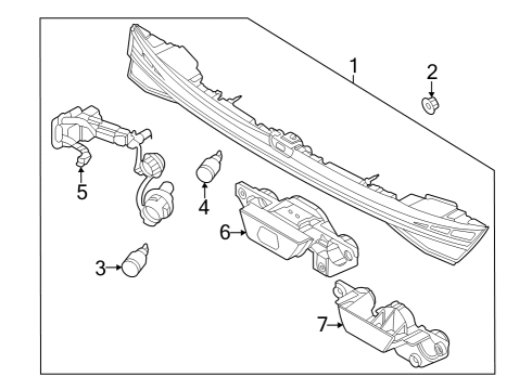 Bulbs LED Taillight Assembly Diagram for 92409AB100