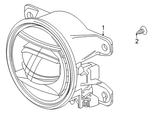 Fog Lamps FOGLIGHT, R- FR Diagram for 33900T20A01