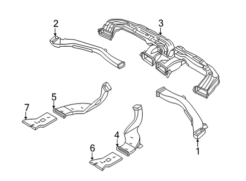 2022 Hyundai Elantra Ducts HOSE ASSY-SIDE DEFROSTER,LH Diagram for 97380AA000