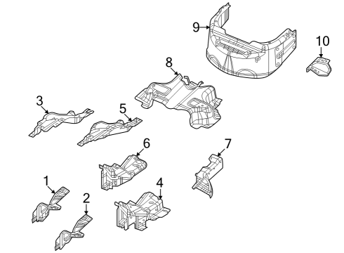 Heat Shields Shield-Heat Diagram for 68487220AB