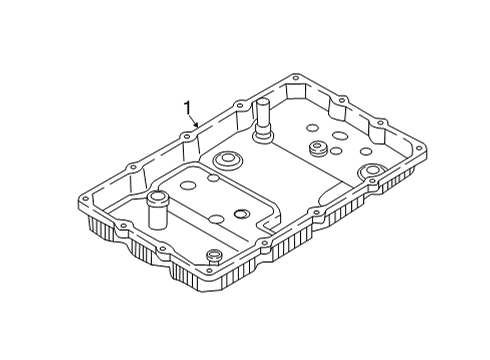 2022 Genesis G90 Automatic Transmission Plate Assembly-Drive Diagram for 232003F351