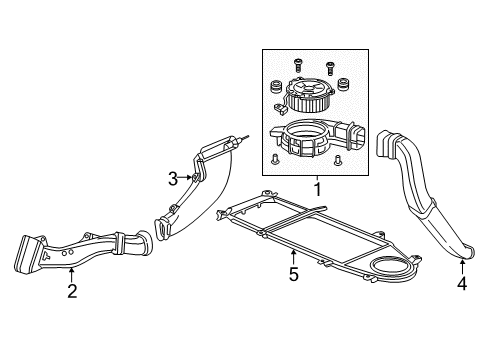 2014 Honda Accord Vent Fan Duct, RR. Inlet (Dc-Dc) Diagram for 1J7205K0003