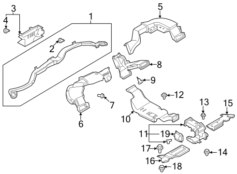 Ducts Screw Diagram for 0128100601