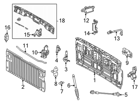 Parking Aid Park Sensor Diagram for 89341K0060A0