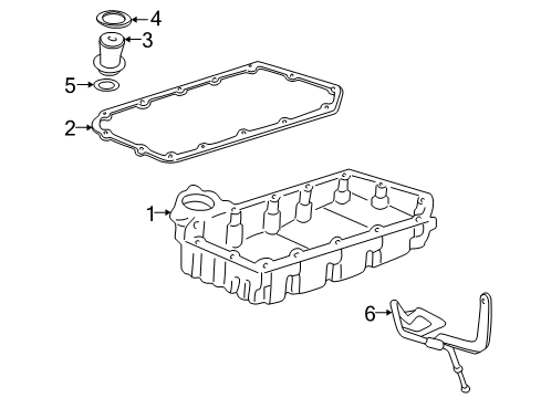 1998 Honda Civic Automatic Transmission Strainer Complete , Atf Diagram for 25420P56013
