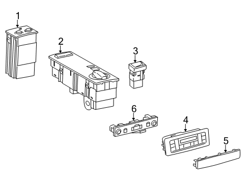 2014 Toyota Land Cruiser Console Blank Cover Diagram for 5554860050A0