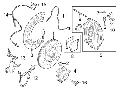Anti-Lock Brakes BRAKE DISC VENTIL.W.PUNCHED Diagram for 34106895648