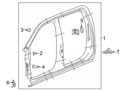 Uniside Uniside Assembly Tape Diagram for 22983160