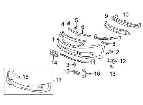 2008 Honda Accord Automatic Temperature Controls Sensor Assy., In Car Diagram for 80530TA0A01
