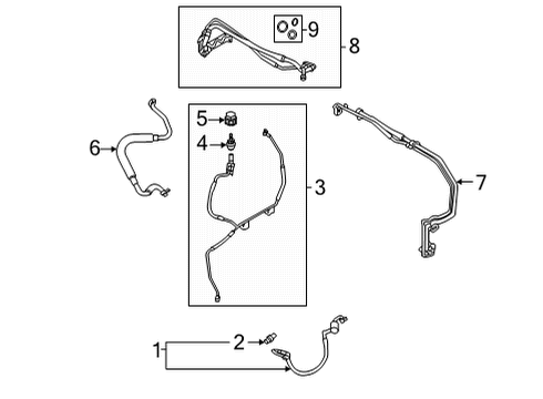 2021 Ford Transit-350 HD A/C Condenser, Compressor & Lines CLUTCH ASY - COMPRESSOR Diagram for LK4Z19V649A