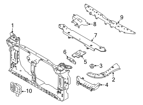 Automatic Temperature Controls Stay Assy-Hood Lock Diagram for 625505CA0A