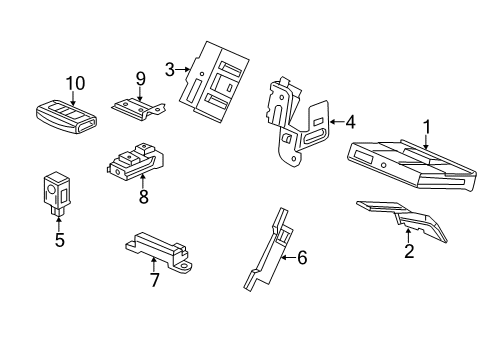 2014 Acura MDX Keyless Entry Components Buzzer Assy., Smart Diagram for 74940TZ5A01