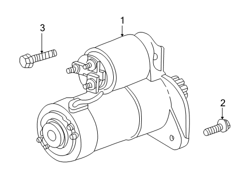 2000 Jeep Grand Cherokee Starter Engine Starter Diagram for RL041012AC