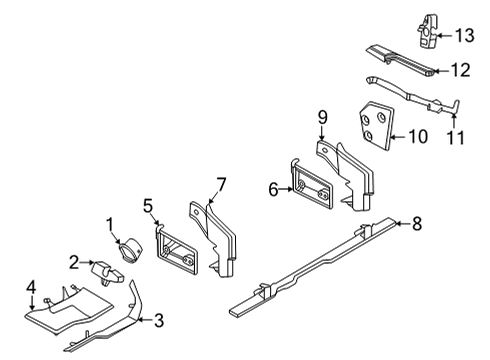 2020 BMW 228i xDrive Gran Coupe Uniside MOULDED PART, ENTRANCE OUTSID Diagram for 41007434715