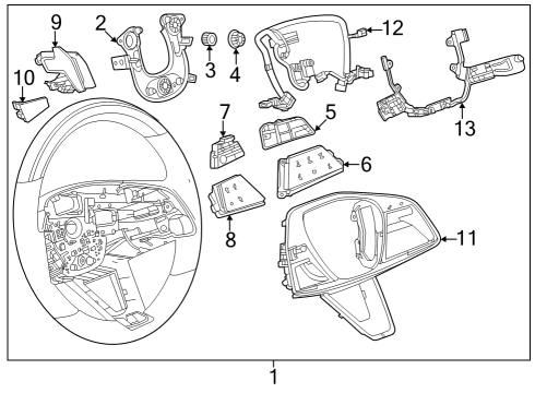 Steering Column & Wheel, Steering Gear & Linkage Lower Shaft Bolt Diagram for 11609752