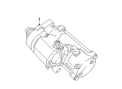 2018 Toyota Highlander Starter Starter Diagram for 281000P120