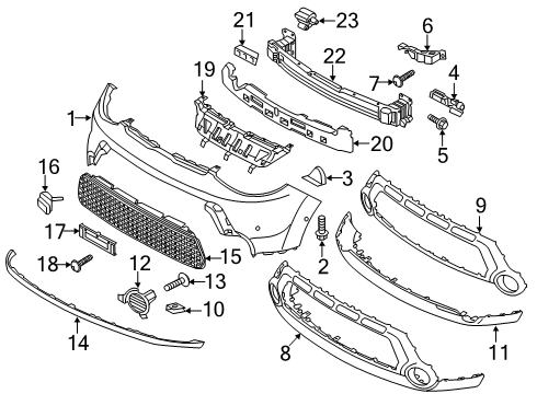 2014 Kia Soul A/C & Heater Control Units Screw-Tapping Diagram for 1249204147E
