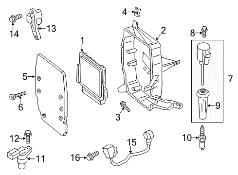 2013 Ford C-Max Powertrain Control ECM Diagram for DM5Z12A650LD