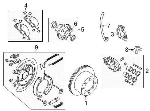 2012 Ram 2500 Rear Brakes TUBE/HOSE-Brake Diagram for 4779799AC