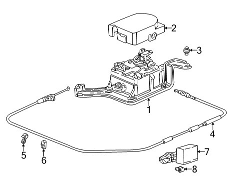 1999 Acura TL Cruise Control System Clamp B, Wire Diagram for 17882P8CA01