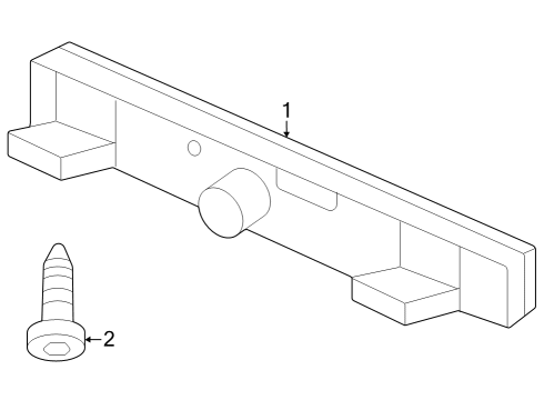 2021 Ford Expedition High Mount Lamps Screw, Tapping (4X12) (Po) Diagram for 9391324280
