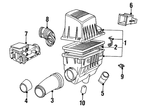 1991 BMW 318is Powertrain Control Oxygen Sensor Diagram for 11781734796