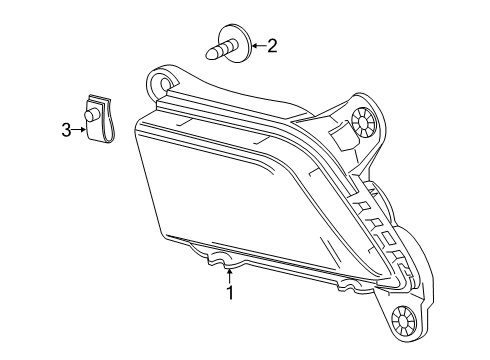 Fog Lamps Fog Lamp Diagram for 84509651