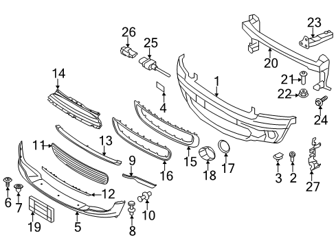 2015 Mini Cooper Automatic Temperature Controls Finisher, Rod Diagram for 51117250789