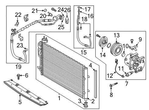 2016 Kia Soul Switches & Sensors REMAN Not Available Diagram for 97701F2800RU